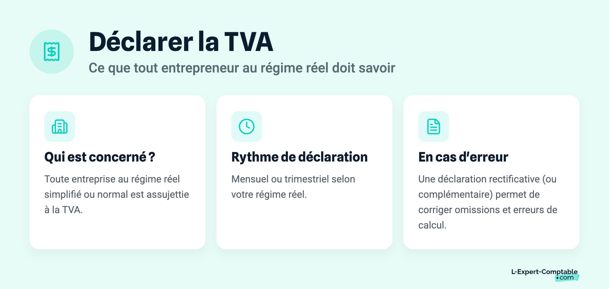 Déclarer la TVA